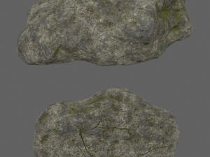 forest rocks set 3D Model