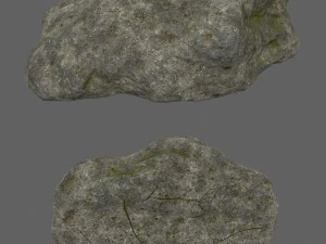 forest rocks set 3D Model