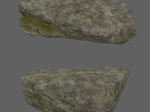 forest rocks set 3D Model