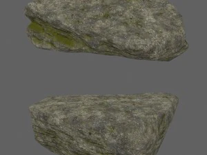 forest rocks set 3D Model