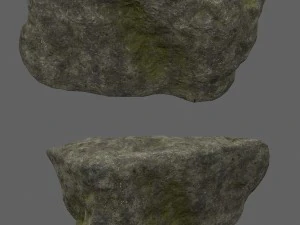 forest rocks set 3D Model
