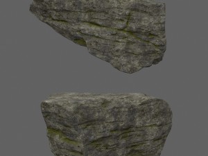 forest rocks set 3D Model