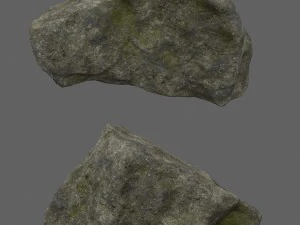 forest rocks set 3D Model