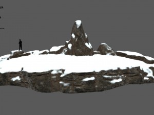 snow terrain 3D Model