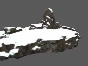 snow terrain 3D Model