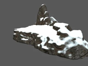 snow terrain 3D Model