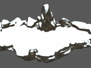 snow terrain 3D Model