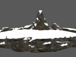 snow terrain 3D Model