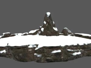 snow terrain 3D Model