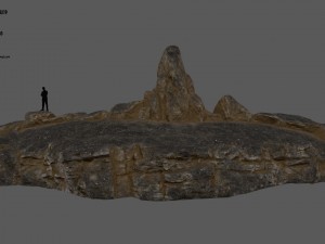 desert rocks Model 3D