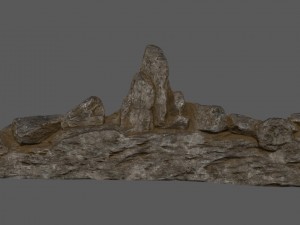 desert rocks 3D Модель