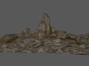 desert rocks 3D Model