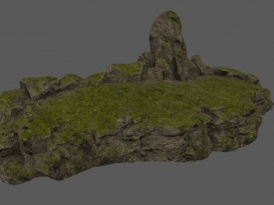 mossy terrain 3D Model