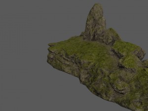 mossy terrain 3D Model