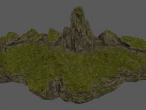 mossy terrain 3D Model
