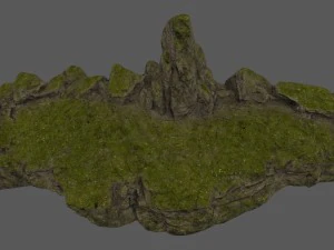 mossy terrain 3D Model