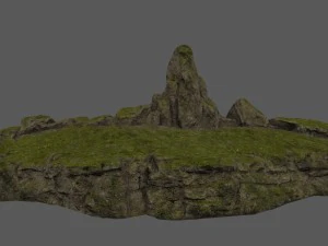 mossy terrain 3D Model