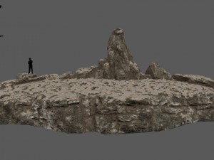 sand terrain 3D Model