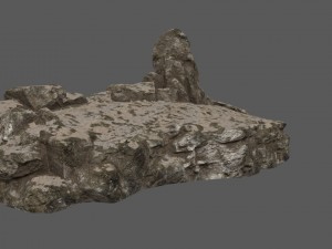 sand terrain Model 3D