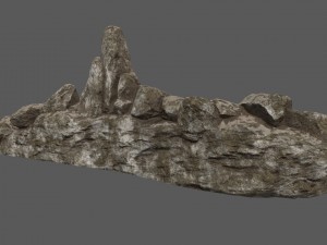 sand terrain Model 3D