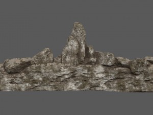 sand terrain Model 3D