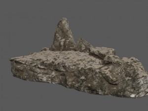 sand terrain Model 3D