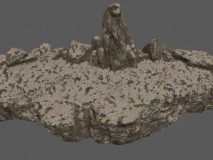 sand terrain Model 3D