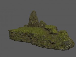 mossy terrain 3D Model