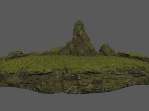 mossy terrain 3D Model