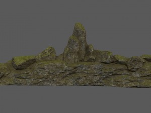 mossy terrain 3D Model