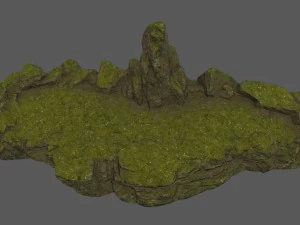 mossy terrain 3D Model