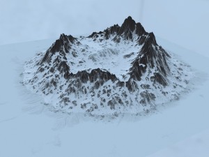 snow mountain 1 3D Model