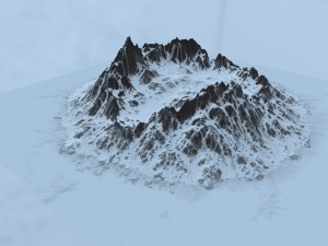 snow mountain 1 3D Model