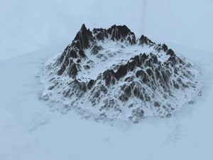 snow mountain 1 3D Model