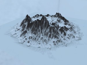 snow mountain 1 3D Model