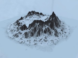 snow mountain 1 3D Model