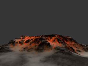 volcano 3D Model