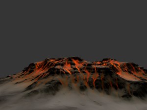 volcano 3D Model