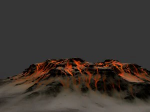 volcano 3D Model
