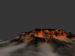 volcano 3D Model