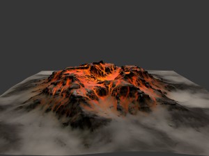 volcano 3D Model