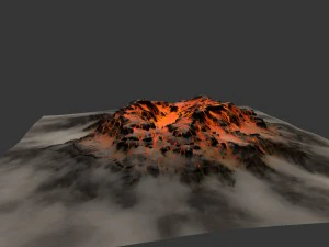 volcano 3D Model