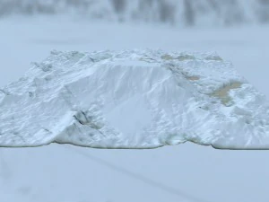 snow terrain 3D Model