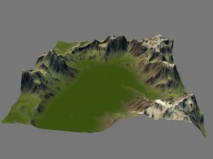 terrain 3D Model