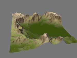 terrain 3D Model