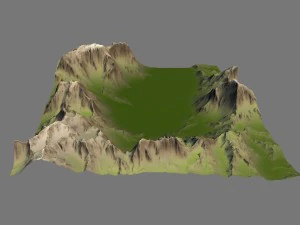 terrain 3D Model