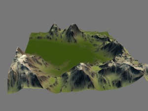 terrain Modelo 3D