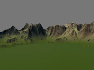 terrain 3D Model