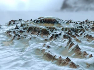snow mountain 1 3D Model