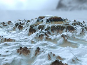 snow mountain 1 Modelo 3D